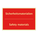 Sicherheitsmaterialien - Safety materials