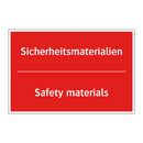 Sicherheitsmaterialien - Safety materials