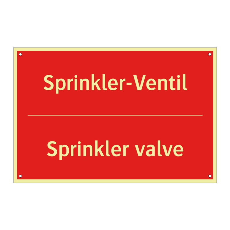 Sprinkler-Ventil - Sprinkler valve