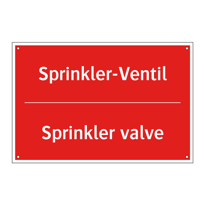 Sprinkler-Ventil - Sprinkler valve