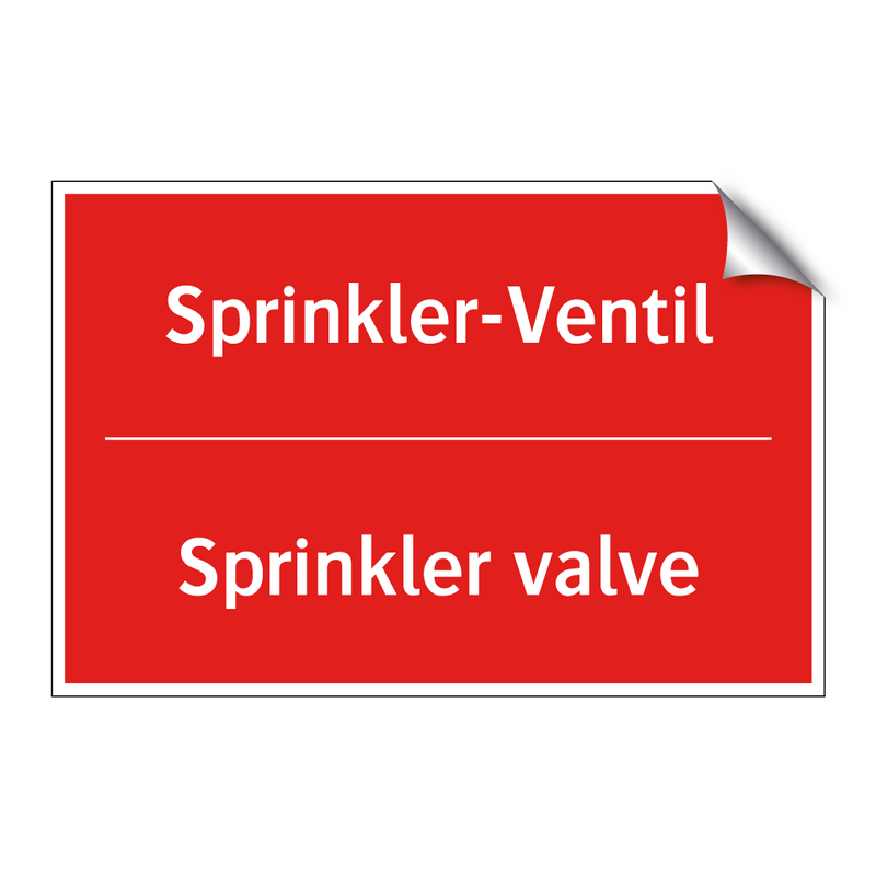 Sprinkler-Ventil - Sprinkler valve