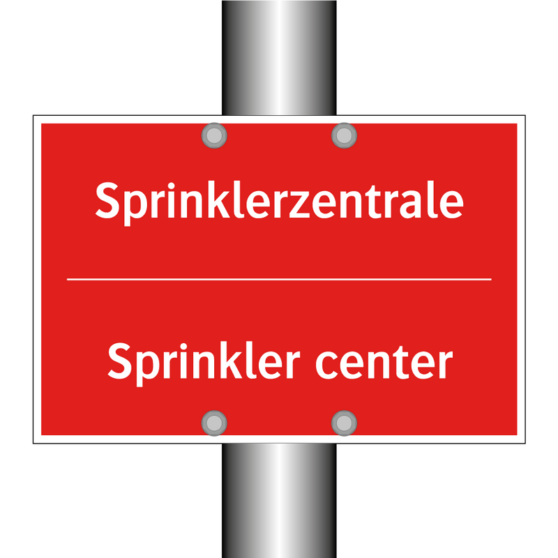 Sprinklerzentrale - Sprinkler center