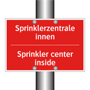Sprinklerzentrale innen - Sprinkler center inside