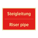 Steigleitung - Riser pipe