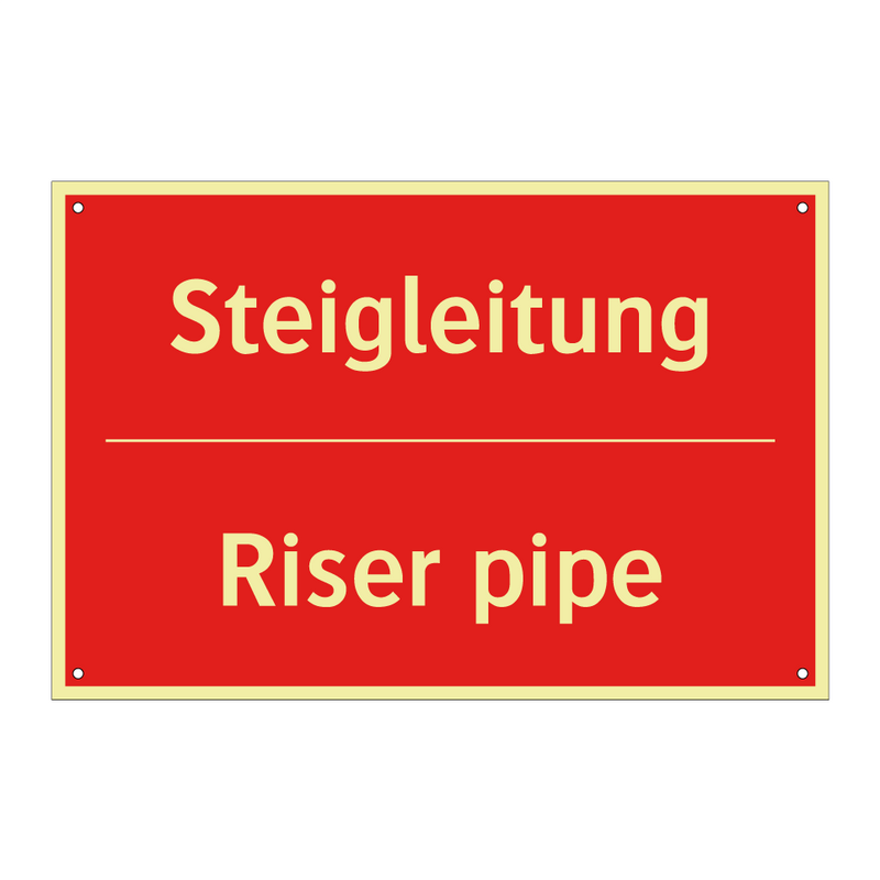 Steigleitung - Riser pipe