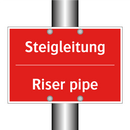 Steigleitung - Riser pipe