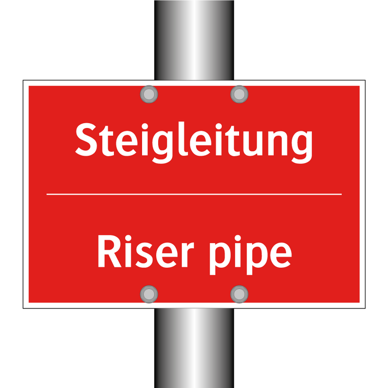Steigleitung - Riser pipe
