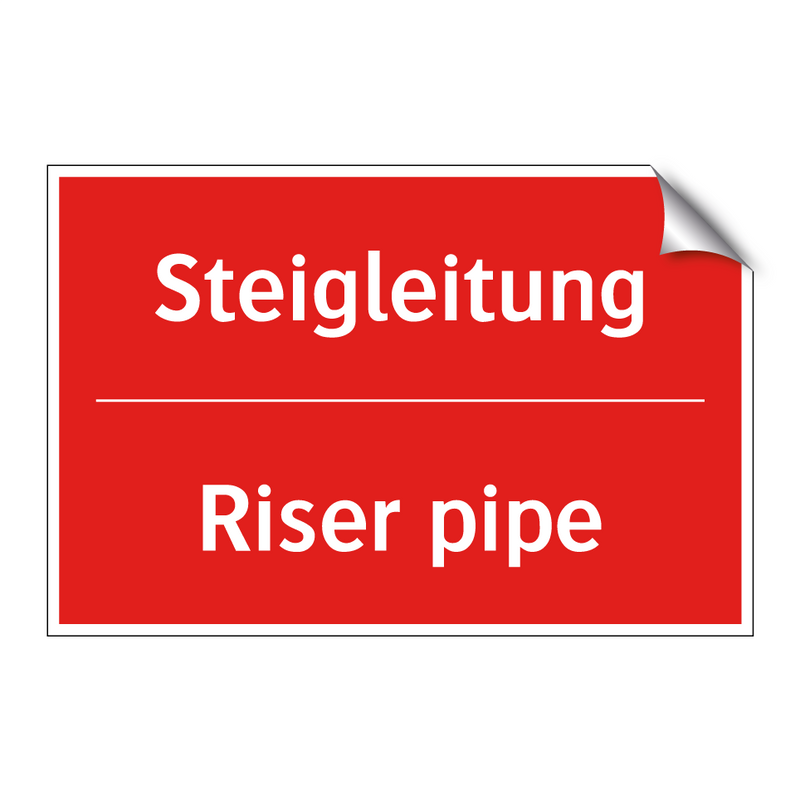 Steigleitung - Riser pipe