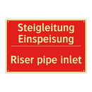 Steigleitung Einspeisung - Riser pipe inlet