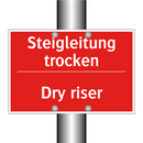 Steigleitung trocken - Dry riser