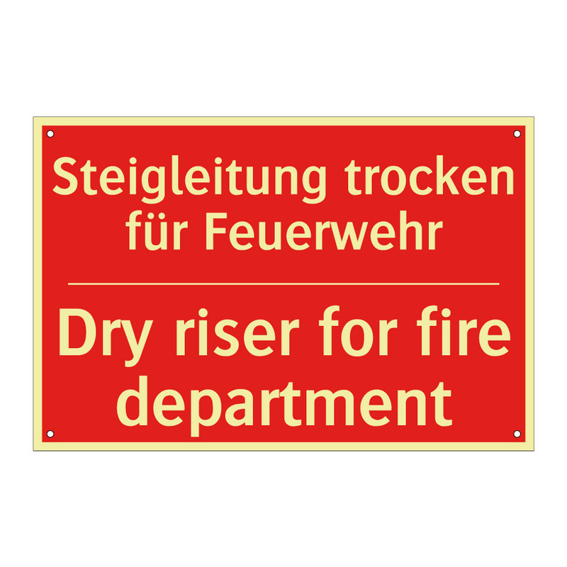 Steigleitung trocken für Feuerwehr/.../ - Dry riser for fire department