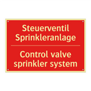 Steuerventil Sprinkleranlage - Control valve sprinkler system