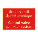 Steuerventil Sprinkleranlage - Control valve sprinkler system