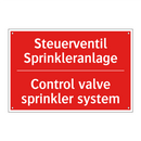 Steuerventil Sprinkleranlage - Control valve sprinkler system