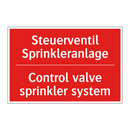 Steuerventil Sprinkleranlage - Control valve sprinkler system