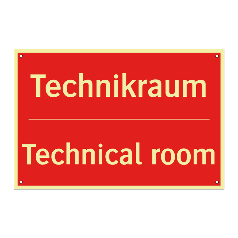 Technikraum - Technical room