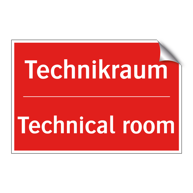 Technikraum - Technical room