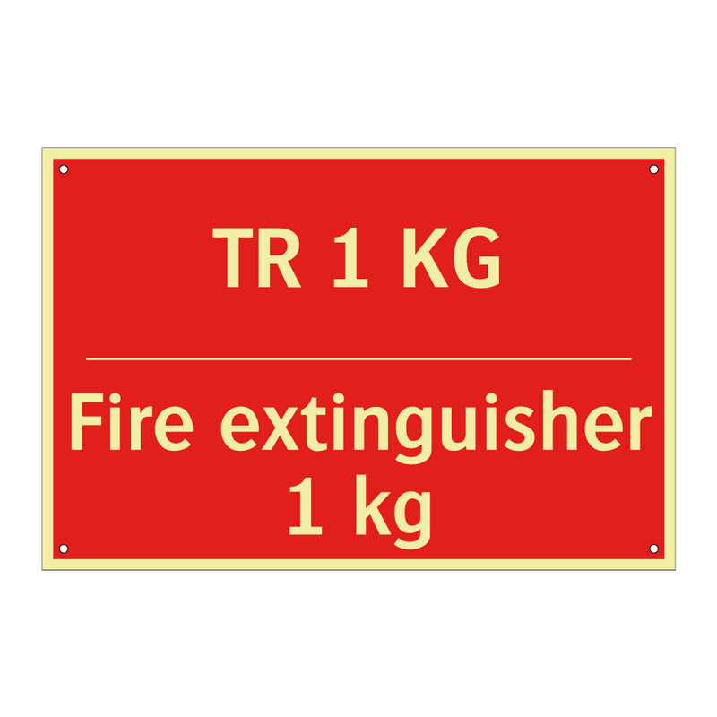 TR 1 KG - Fire extinguisher 1 kg