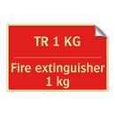 TR 1 KG - Fire extinguisher 1 kg
