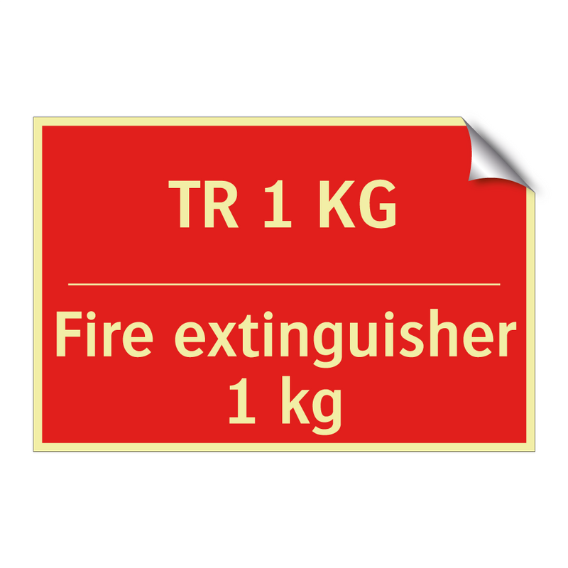 TR 1 KG - Fire extinguisher 1 kg