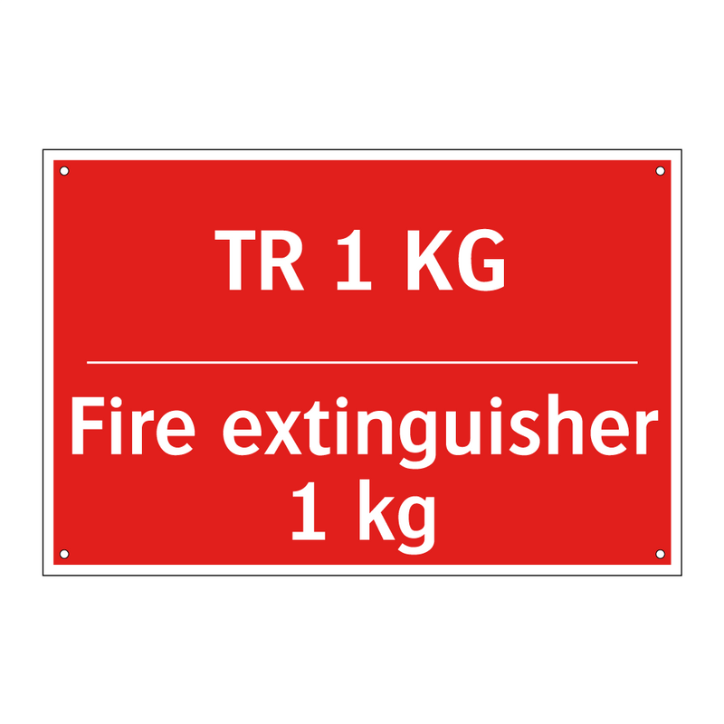 TR 1 KG - Fire extinguisher 1 kg