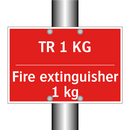 TR 1 KG - Fire extinguisher 1 kg
