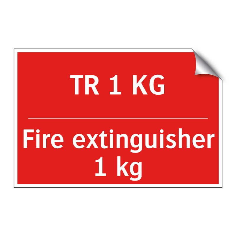 TR 1 KG - Fire extinguisher 1 kg