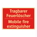Tragbarer Feuerlöscher - Mobile fire extinguisher