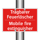 Tragbarer Feuerlöscher - Mobile fire extinguisher