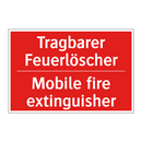 Tragbarer Feuerlöscher - Mobile fire extinguisher