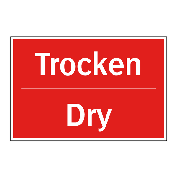 Trocken - Dry