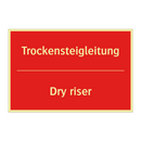 Trockensteigleitung - Dry riser