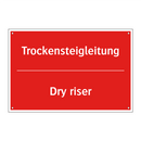 Trockensteigleitung - Dry riser