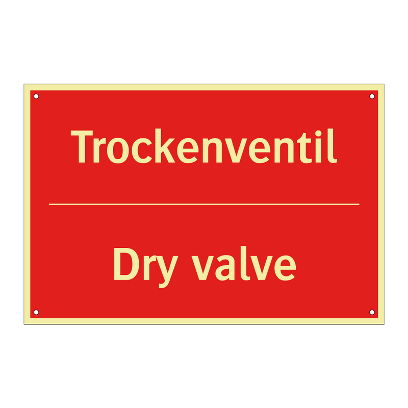 Trockenventil - Dry valve