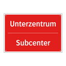 Unterzentrum - Subcenter