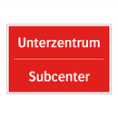 Unterzentrum - Subcenter