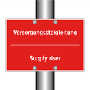 Versorgungssteigleitung - Supply riser