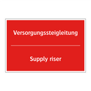 Versorgungssteigleitung - Supply riser