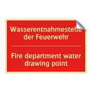 Wasserentnahmestelle der Feuerwehr/.../ - Fire department water drawing /.../
