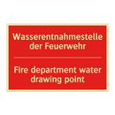 Wasserentnahmestelle der Feuerwehr/.../ - Fire department water drawing /.../