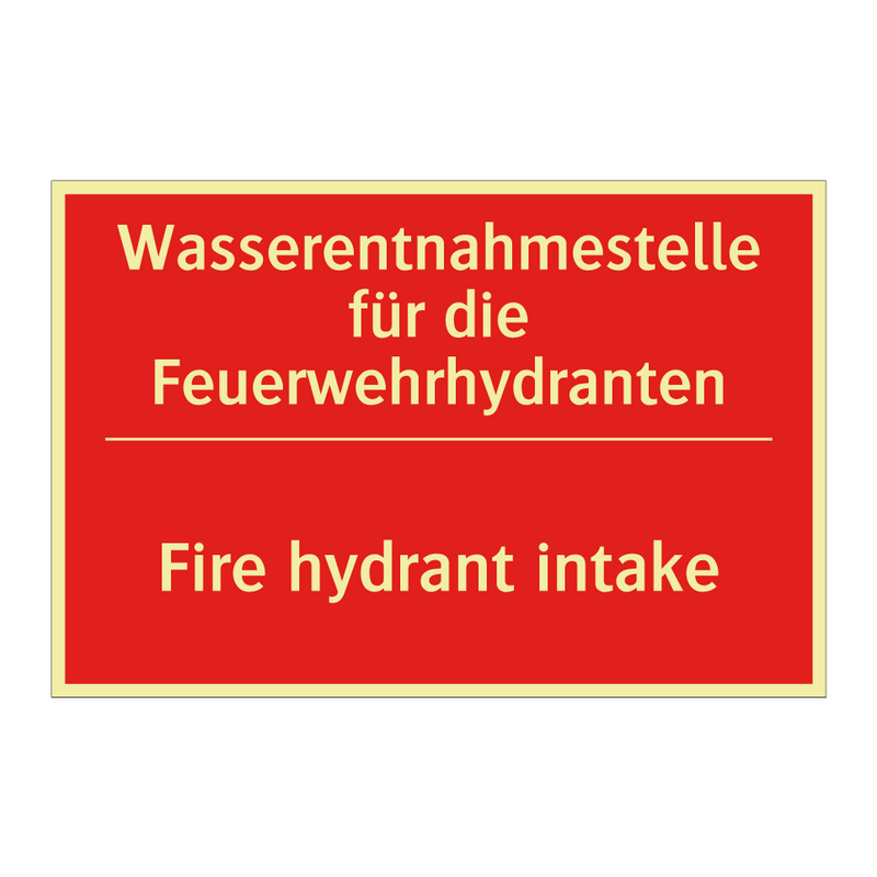 Wasserentnahmestelle für die Feuerwehrhydranten/.../ - Fire hydrant intake