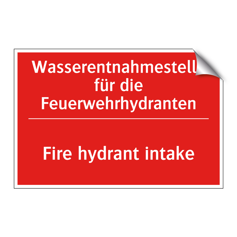 Wasserentnahmestelle für die Feuerwehrhydranten/.../ - Fire hydrant intake