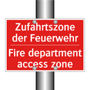Zufahrtszone der Feuerwehr - Fire department access zone