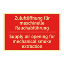 Zuluftöffnung für maschinelle /.../ - Supply air opening for mechanical /.../