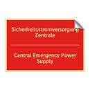 Sicherheitsstromversorgung Zentrale/.../ - Central Emergency Power Supply