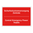 Sicherheitsstromversorgung Zentrale/.../ - Central Emergency Power Supply