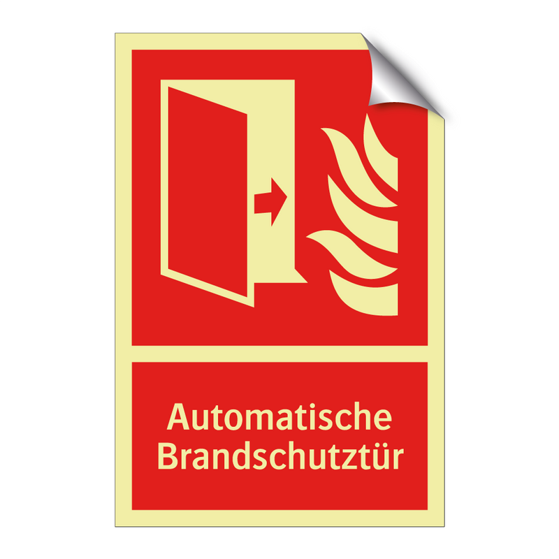 Automatische Brandschutztür
