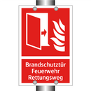 Brandschutztür Feuerwehr Rettungsweg
