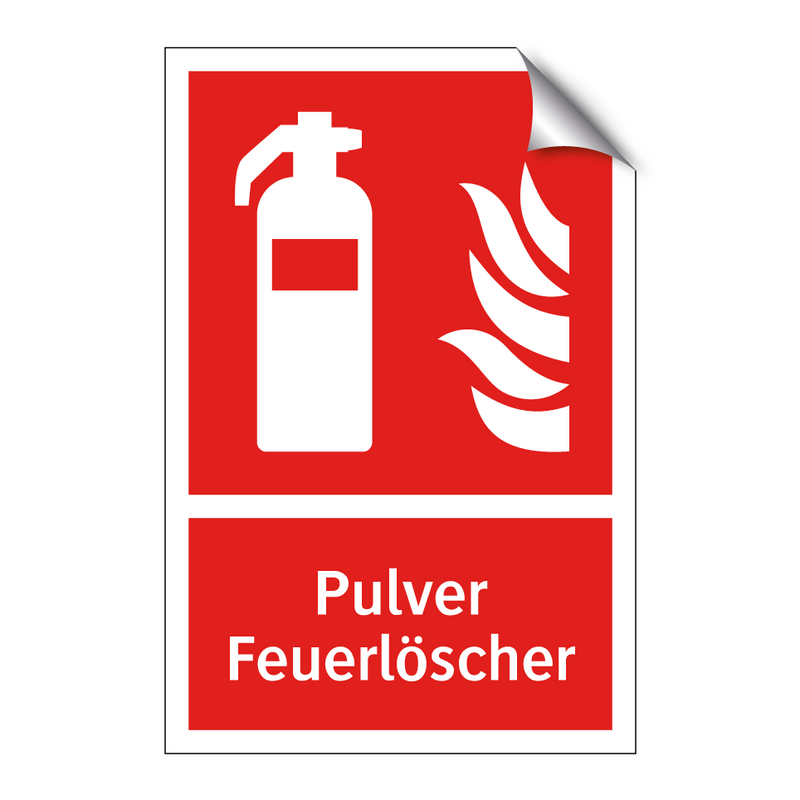 Pulver Feuerlöscher