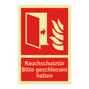 Rauchschutztür Bitte geschlossen halten